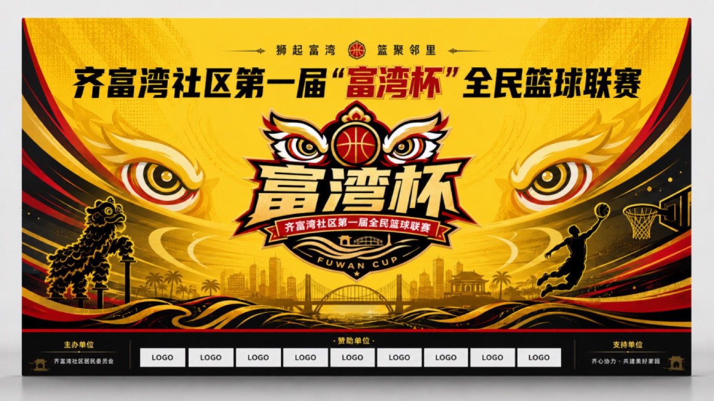 富湾杯现场主视觉